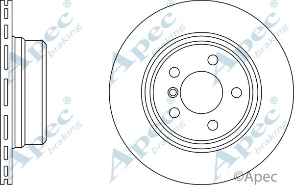 APEC BRAKING Тормозной диск DSK2462